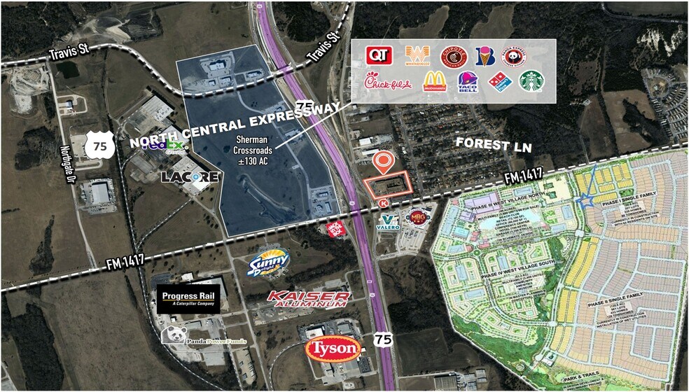 More Photos Of 3605 S US Highway 75, Sherman Hotel For Lease