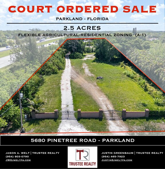 Primary Photo Of 5680 Pinetree Rd, Parkland Land For Sale