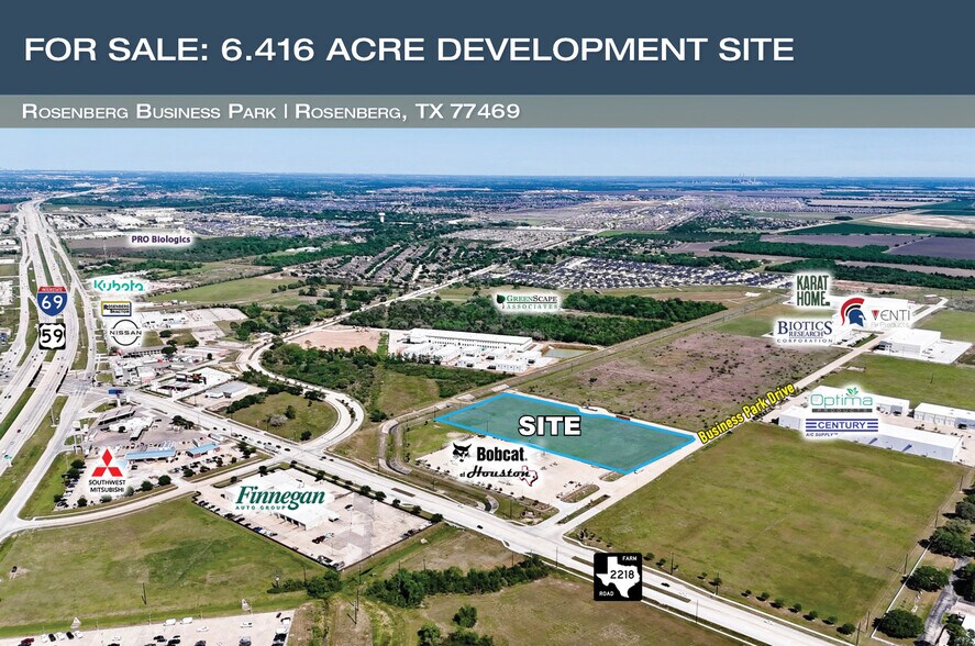 Primary Photo Of 3060 Innovation Ct, Rosenberg Land For Sale