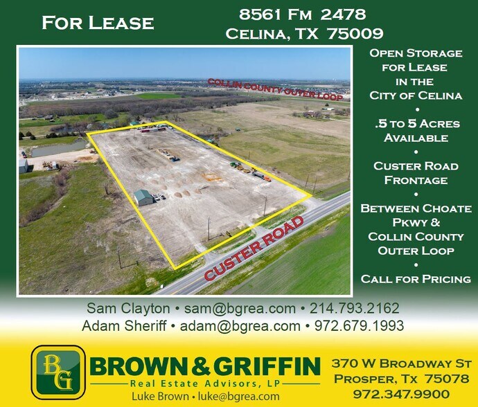 More Photos Of 8561 FM 2478, Celina Land For Lease