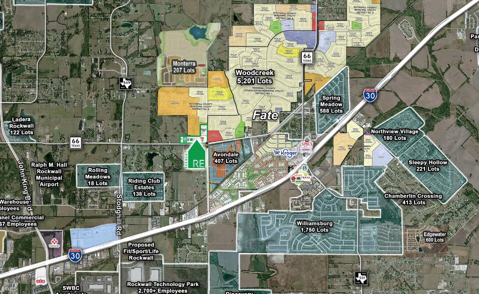 More Photos Of NWQ OF HWY 66 & BEN PAYNE ROAD, Fate General Retail For Lease