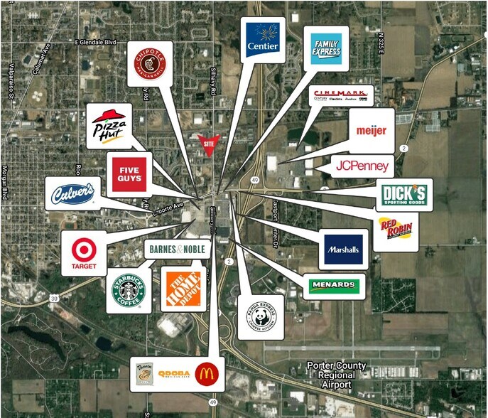 More Photos Of 501-503 Silhavy Rd, Valparaiso Storefront For Lease