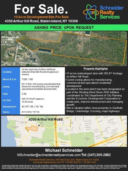 More Photos Of 4350 Arthur Kill Rd, Staten Island Land For Lease