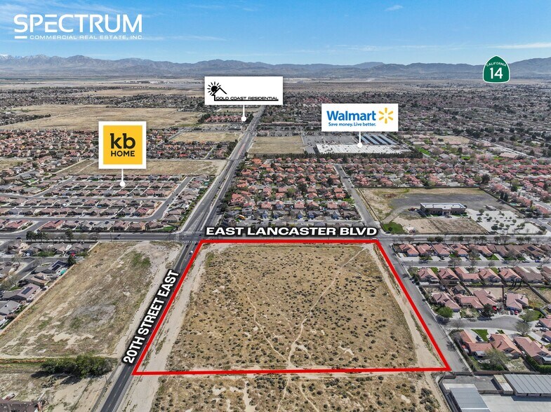 Primary Photo Of 20th St E & Lancaster Blvd, Lancaster Land For Sale