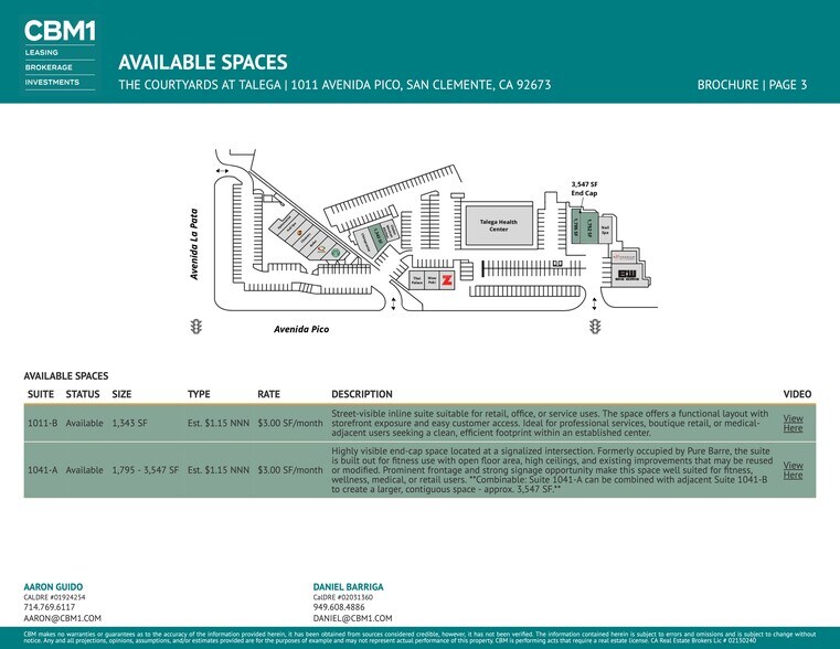 More Photos Of 1001 Avenida Pico, San Clemente Unknown For Lease