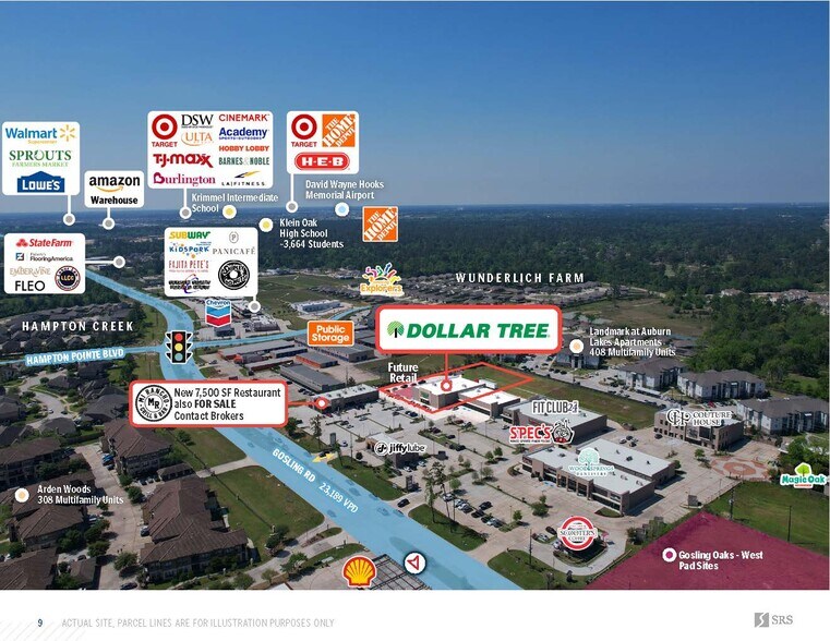 More Photos Of 24527 Gosling Rd, Spring Storefront For Sale