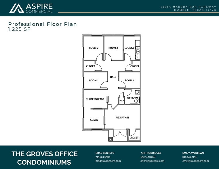 More Photos Of 13803 Madera Run, Humble Office For Sale