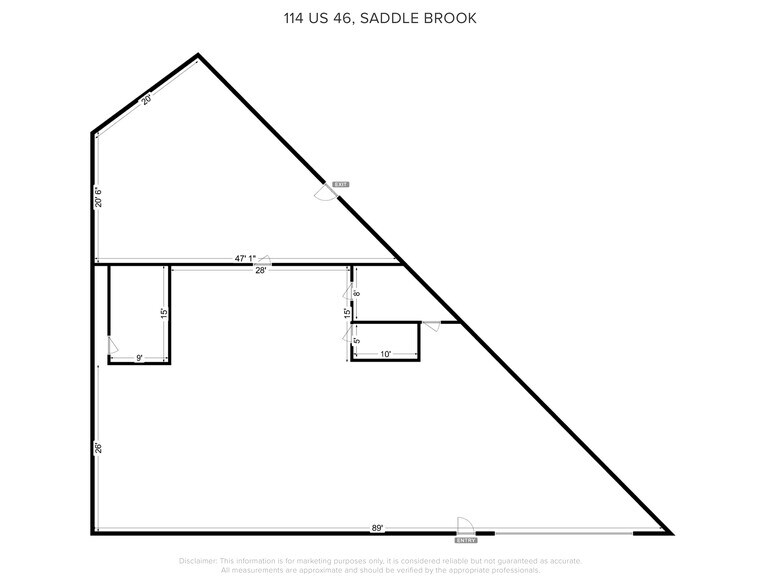 More Photos Of 114 US Highway 46, Saddle Brook Freestanding For Lease