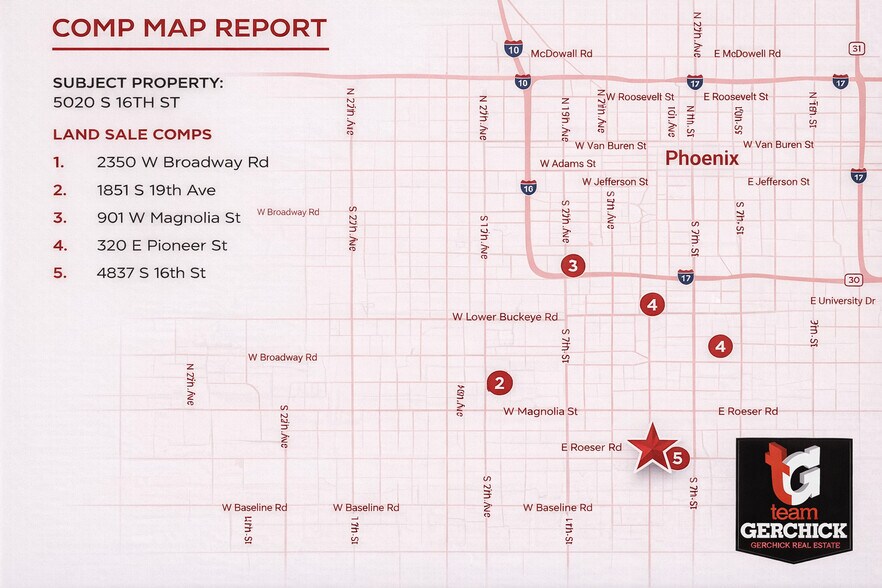More Photos Of 5020 S 16th St, Phoenix Land For Sale