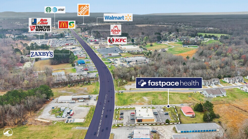 More Photos Of 1870 Hillsboro Blvd, Manchester Storefront Retail Office For Sale