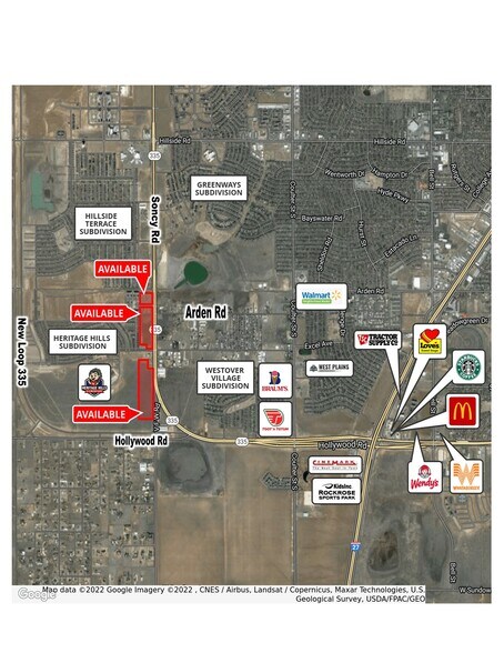 Primary Photo Of Soncy (Loop 335) between Arden & Hollywood, Amarillo Land For Sale