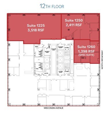 More Photos Of 250 E Wisconsin Ave, Milwaukee Office For Lease