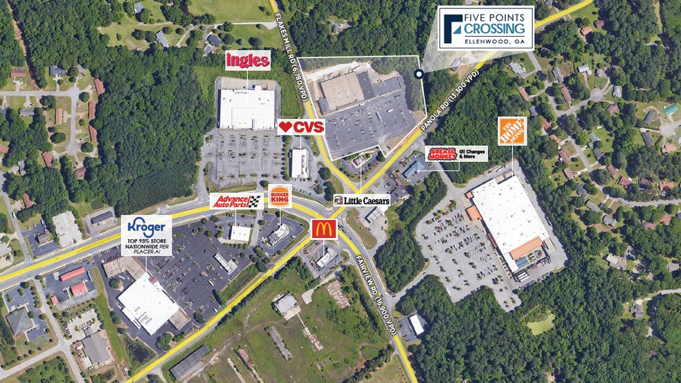 More Photos Of 1772-1792 Panola Rd, Ellenwood Storefront For Sale