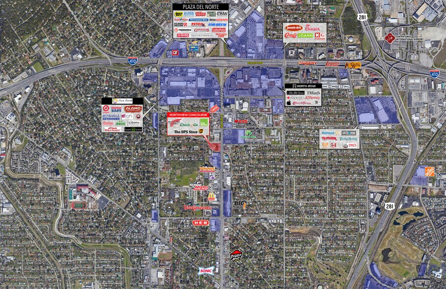 More Photos Of 7101-7123 San Pedro Ave, San Antonio General Retail For Sale