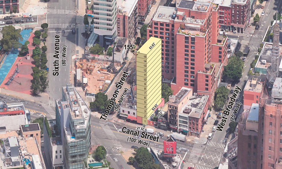 Primary Photo Of 391 Canal St, New York Land For Sale