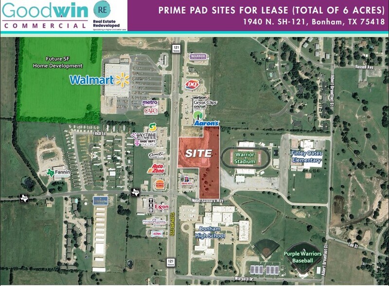 Primary Photo Of 1940 State 121 hwy, Bonham Land For Sale