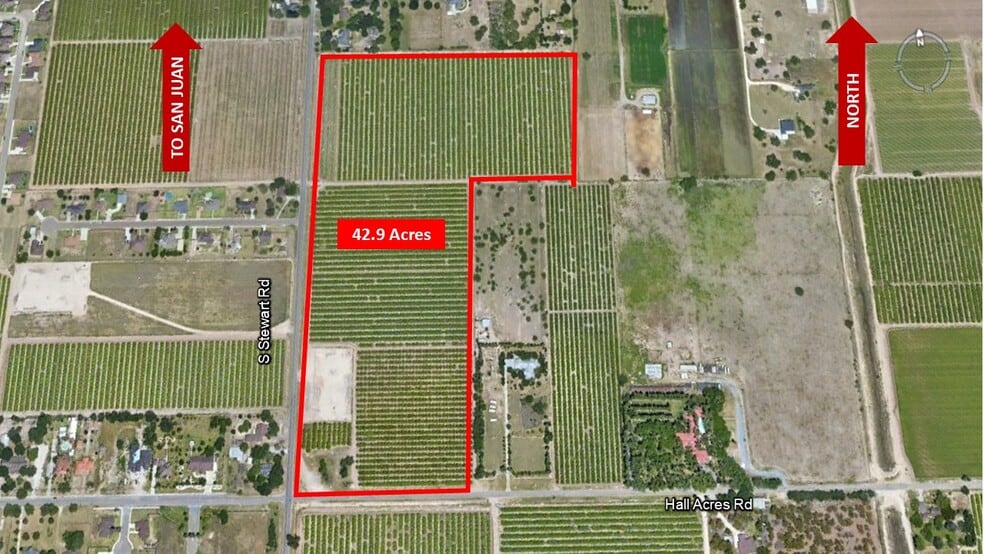 Primary Photo Of 42.90 Acs at NE Corner of S. Stewart & Hall Acres, San Juan Land For Sale