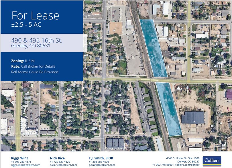 Primary Photo Of 490 & 495 16th St - LAND, Greeley Land For Lease