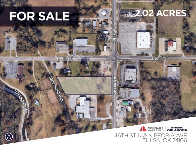 Primary Photo Of 46th St North & North Peoria Ave, Tulsa Land For Sale