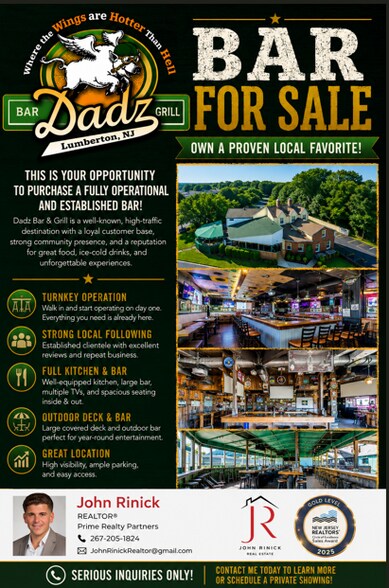 Primary Photo Of 744 Main St, Lumberton Bar For Sale