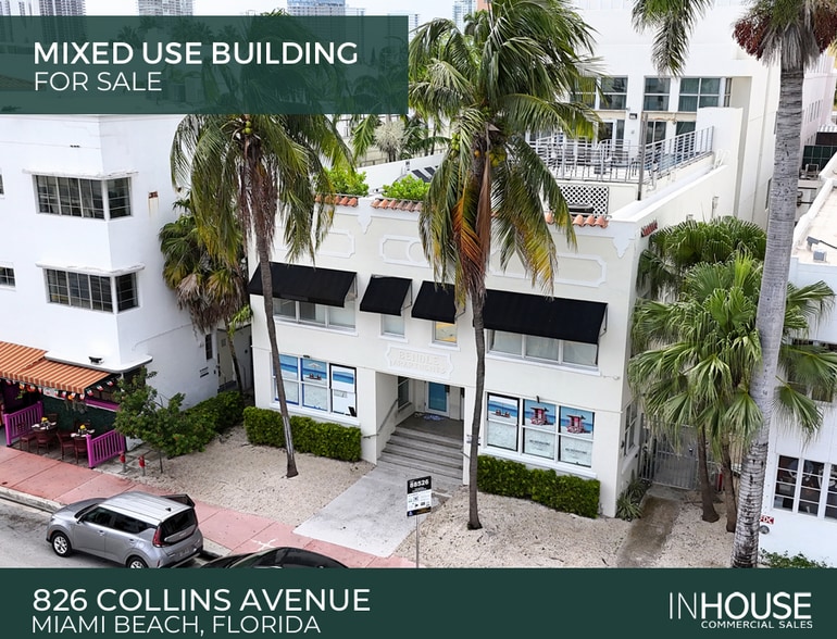 Primary Photo Of 826 Collins Ave, Miami Beach Storefront Retail Residential For Sale