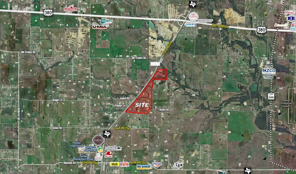 More Photos Of NEC of FM-157 & Skiles Rd, Ponder Land For Sale