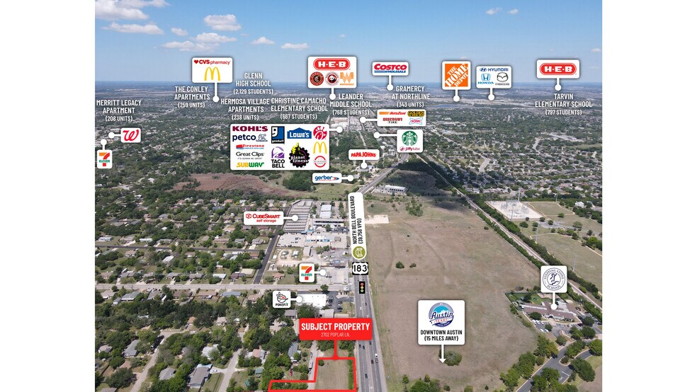 More Photos Of 2702-2508 Poplar ln, Cedar Park Land For Sale