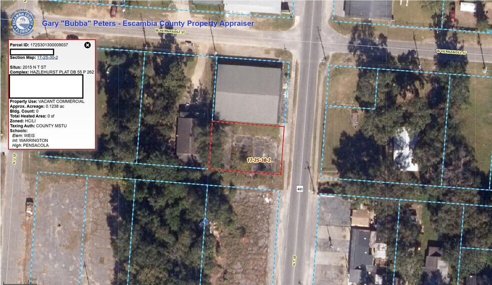 Primary Photo Of 2015 N T St, Pensacola Land For Sale