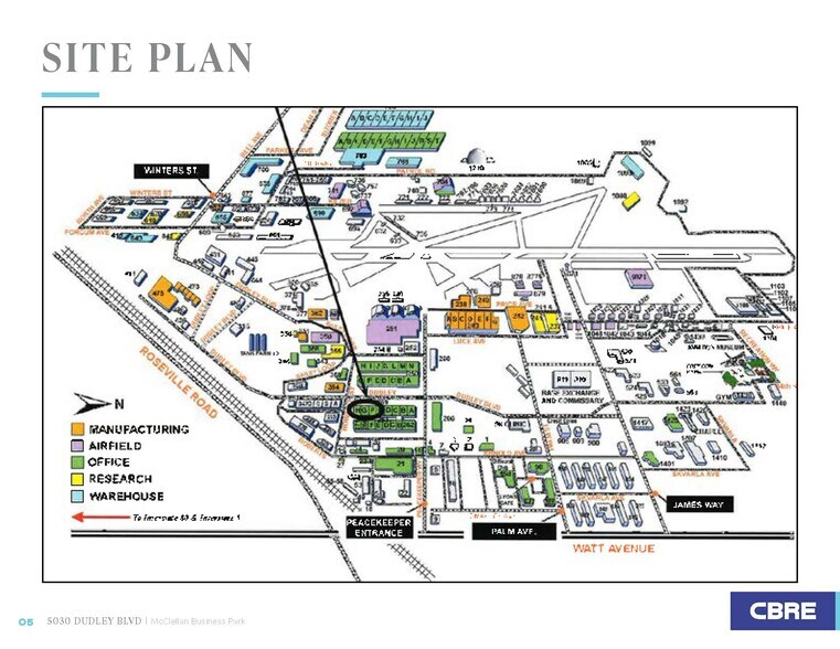 More Photos Of 5012-5116 Dudley Blvd, Mcclellan Flex For Lease