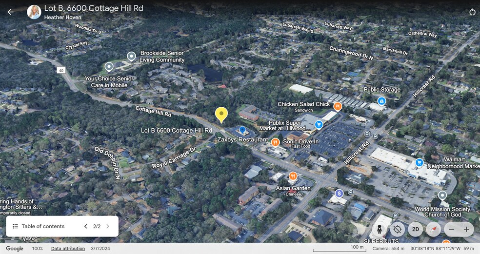 More Photos Of 6500 Cottage Hill Rd, Mobile Land For Sale