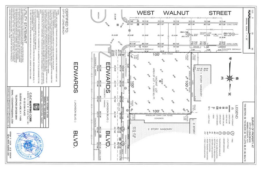 Primary Photo Of 301 Edwards Ave, Long Beach Land For Sale