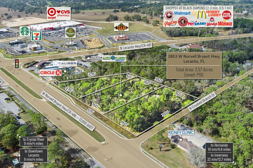 More Photos Of 2853 W Norvell Bryant Hwy, Lecanto Land For Sale