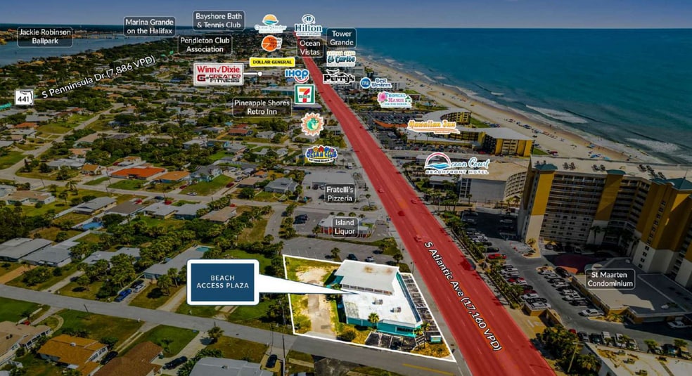 More Photos Of 2410 S Atlantic Ave, Daytona Beach Storefront Retail Residential For Sale