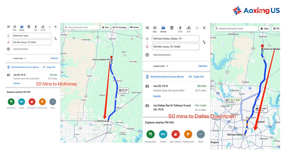 More Photos Of FM Road 902 @ W Highway 75, Howe Land For Sale