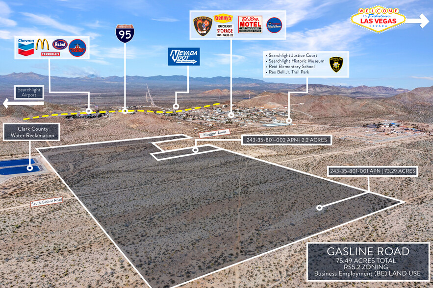 Primary Photo Of S Gasline Road, Searchlight Land For Sale