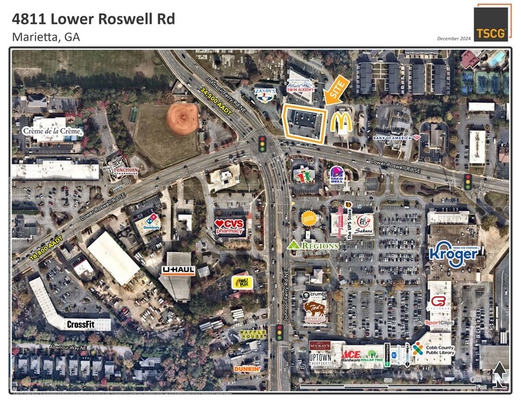 More Photos Of 4811 Lower Roswell Rd, Marietta Freestanding For Lease