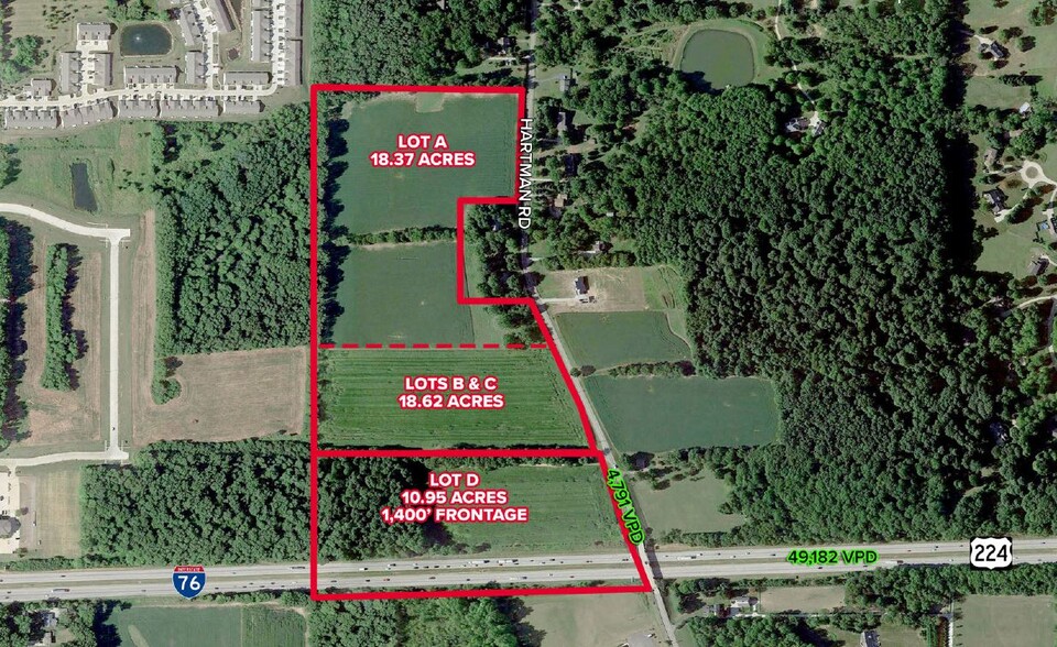 Primary Photo Of 8228 Hartman Rd, Wadsworth Land For Sale