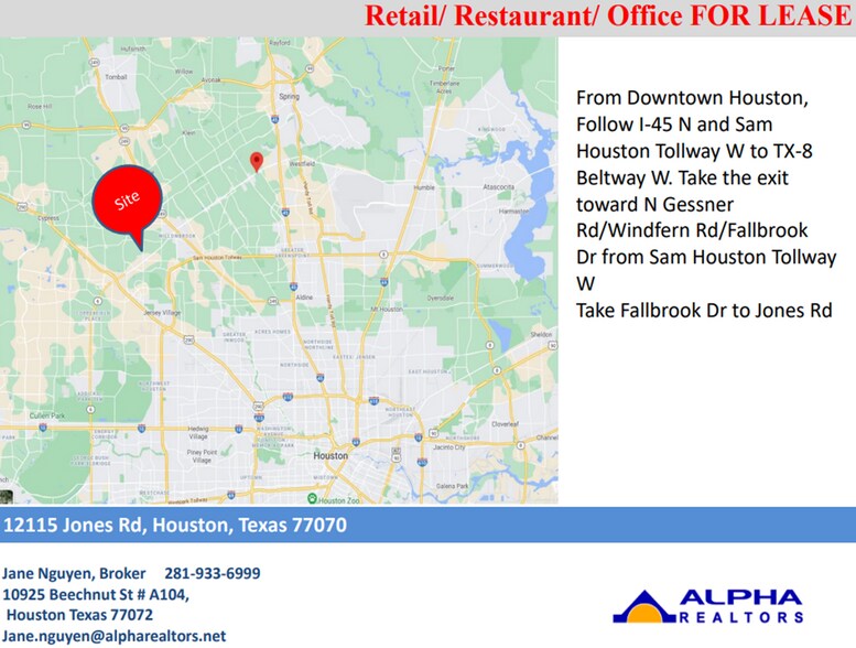 More Photos Of 12155-12165 Jones Rd, Houston Unknown For Lease