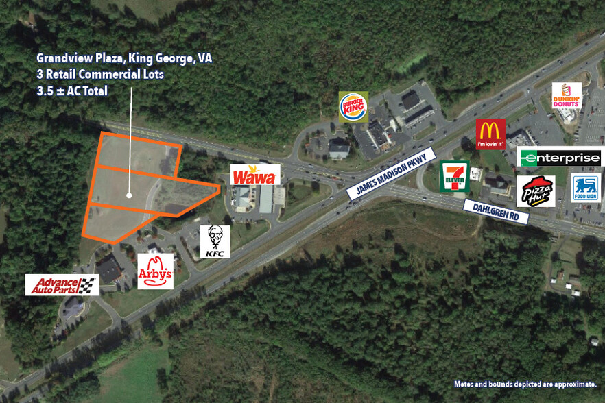 Primary Photo Of 3 Retail Commercial Lots Grandview Plz, King George Land For Lease