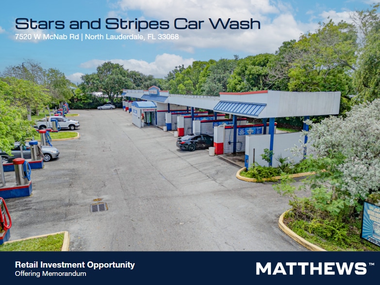 Primary Photo Of 7520 W Mcnab Rd, North Lauderdale Carwash For Sale