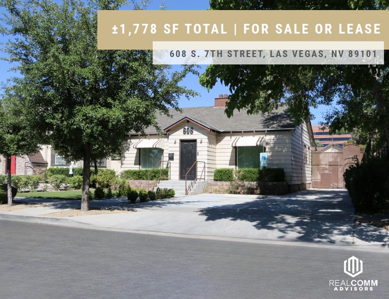 Primary Photo Of 608 S 7th St, Las Vegas Office For Sale