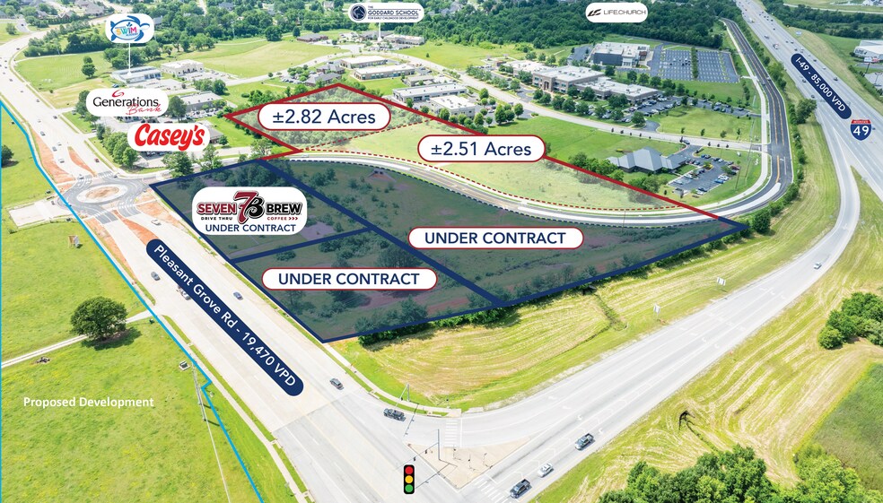 More Photos Of 2821 W Pleasant Grove Rd, Rogers Land For Sale