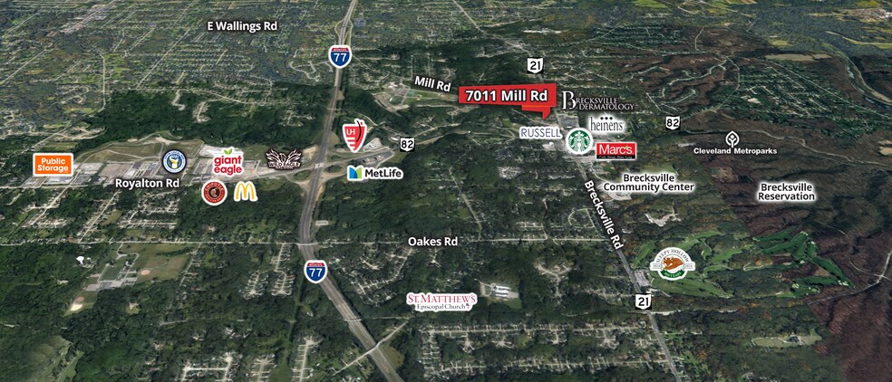 More Photos Of 6993-7011 Mill Rd, Brecksville Freestanding For Lease