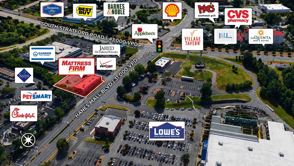 More Photos Of 920 Hanes Mall Blvd, Winston-Salem Freestanding For Sale