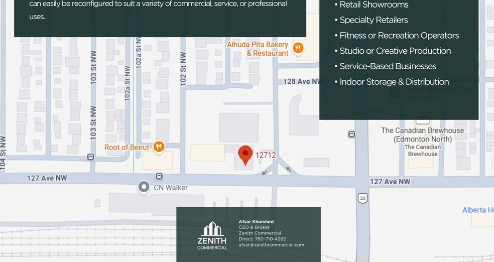 More Photos Of 12704 101st St NW, Edmonton Flex For Lease