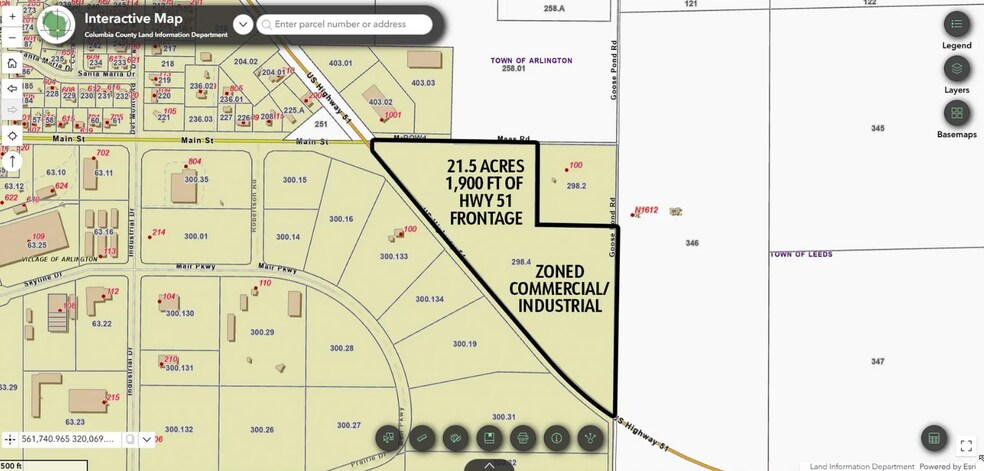 More Photos Of Highway 51, Arlington Land For Sale