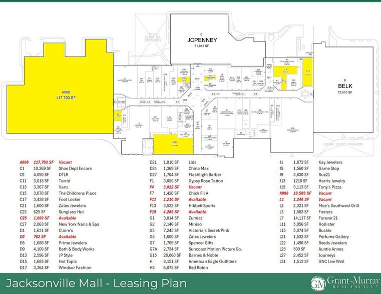 More Photos Of 375 Jacksonville Mall, Jacksonville Unknown For Lease