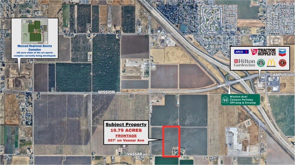 More Photos Of 2230 Vassar Ave, Merced Land For Sale