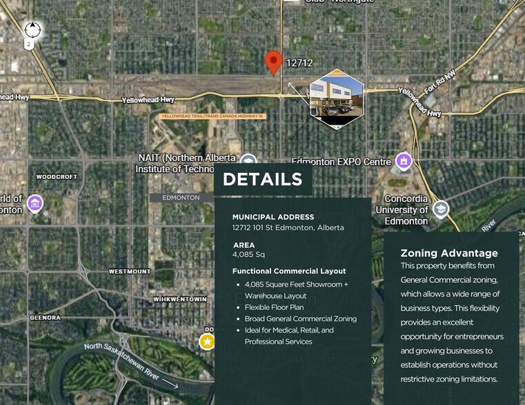 More Photos Of 12704 101st St NW, Edmonton Flex For Lease