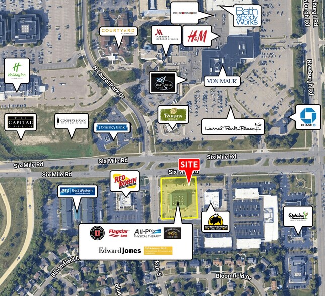 More Photos Of 37655-37699 Six Mile Rd, Livonia Office For Sale